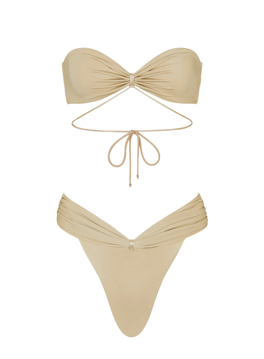 Emilia Bikini Bottom Gold - Image 8