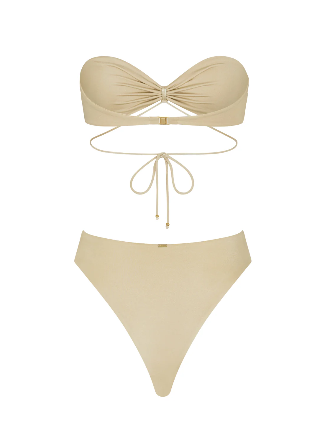 Emilia Bikini Bottom Gold - Image 9