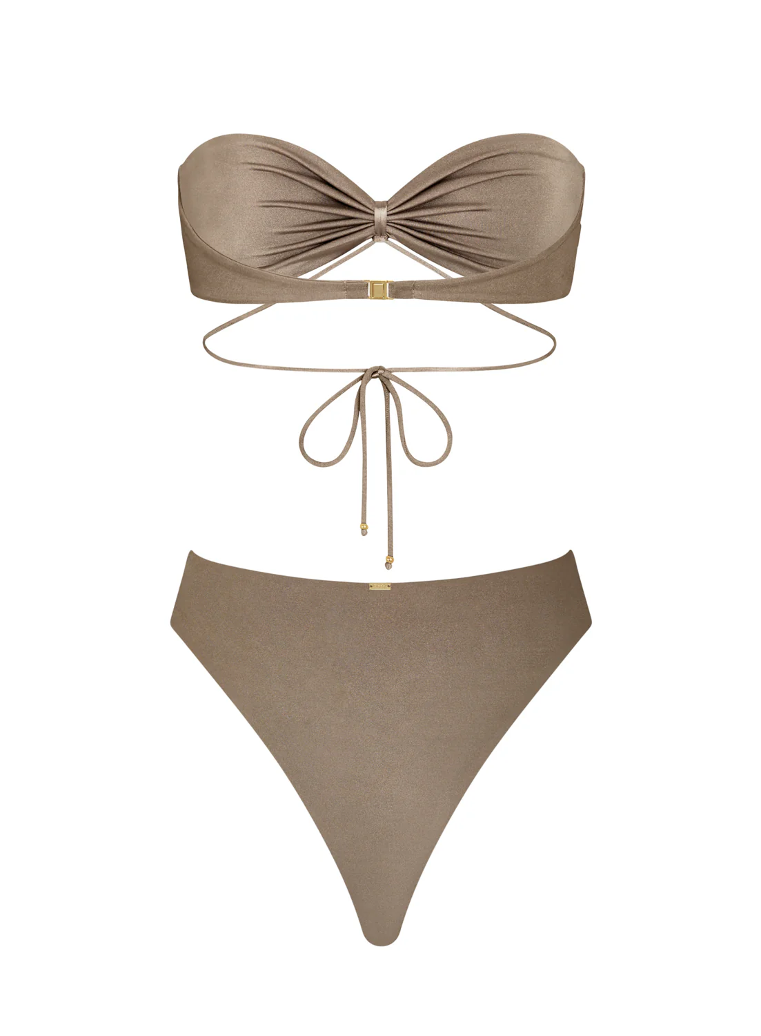 Nia Bandeau Top Latte - Image 14